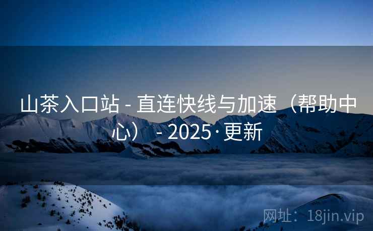 山茶入口站 - 直连快线与加速(帮助中心) - 2025·更新 山茶入口站 - 直连快线与加速(帮助中心) - 2025·更新