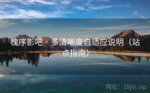 槐序影吧 · 多清晰度自适应说明（站点指南）