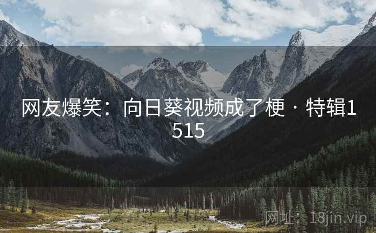 网友爆笑：向日葵视频成了梗 · 特辑1515