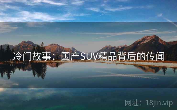冷门故事:国产SUV精品背后的传闻 冷门故事:国产SUV精品背后的传闻